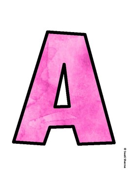 Art Bulletin Board Decor Kit, Art Bulletin Board Letters