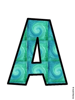 Art Bulletin Board Decor Kit, Art Bulletin Board Letters