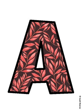 Autumn Bulletin Board Decor Kit, Autumn Bulletin Board Letters