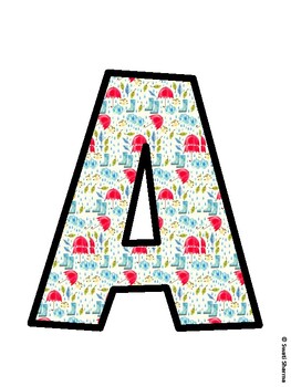 Autumn Bulletin Board Decor Kit, Autumn Bulletin Board Letters