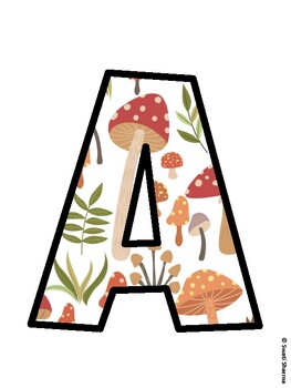 Autumn Bulletin Board Decor Kit, Autumn Bulletin Board Letters