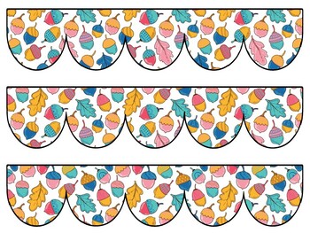 Autumn Bulletin Board Decor Kit, Autumn Letters