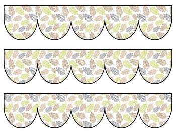 Autumn Bulletin Board Decor Kit, Autumn Letters