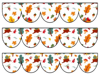 Autumn Bulletin Board Decor Kit, Autumn Letters