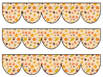 Autumn Bulletin Board Decor Kit, Autumn Letters