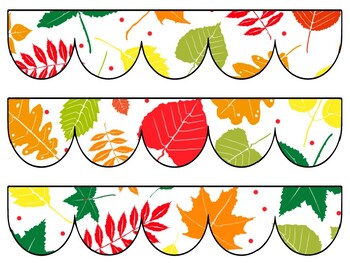 Autumn Bulletin Board Decor Kit, Autumn Letters