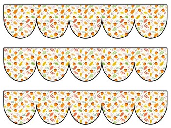 Autumn Bulletin Board Decor Kit, Autumn Letters