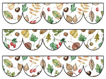 Autumn Bulletin Board Decor Kit, Autumn Letters