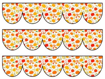 Autumn Bulletin Board Decor Kit, Autumn Letters