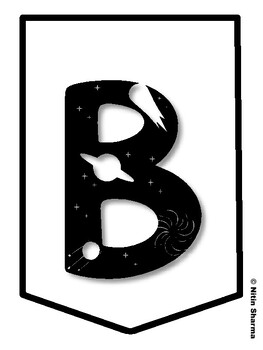 BLAST OFF TO FOURTH GRADE! Galaxy Bulletin Board Letters, Galaxy Banner