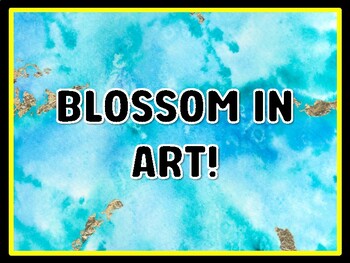 BLOSSOM IN ART! Art Door Décor, Art Bulletin Board Décor