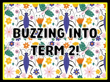 BUZZING INTO TERM 2! Bugs Door Décor, Bugs Bulletin Board Décor Kit, #18, Bugs
