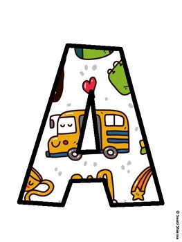 Back To School Bulletin Board Decor Kit, Back To School Bulletin Board Letter