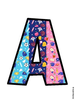 Back To School Bulletin Board Decor Kit, Back To School Bulletin Board Letter
