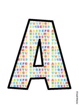 Back To School Bulletin Board Decor Kit, Back To School Bulletin Board Letter