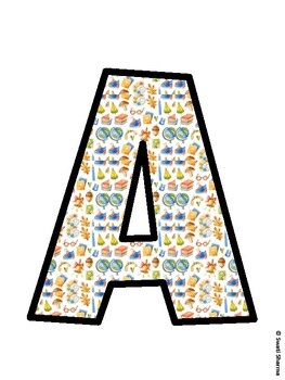Back To School Bulletin Board Decor Kit, Back To School Bulletin Board Letter