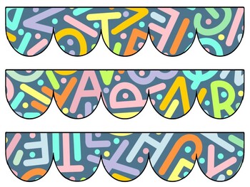 Back To School Bulletin Board Decor Kit, Back To School Letters