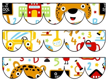 Back To School Bulletin Board Decor Kit, Back To School Letters