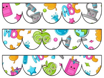 Back To School Bulletin Board Decor Kit, Back To School Letters