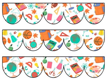 Back To School Bulletin Board Decor Kit, Back To School Letters