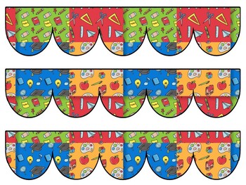Back To School Bulletin Board Decor Kit, Back To School Letters