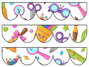 Back To School Bulletin Board Decor Kit, Back To School Letters
