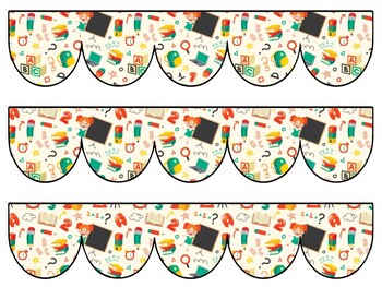 Back To School Bulletin Board Decor Kit, Back To School Letters