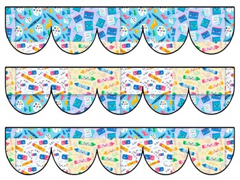 Back To School Bulletin Board Decor Kit, Back To School Letters