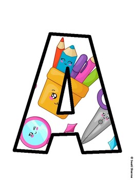 Back To School Bulletin Board Décor Kit