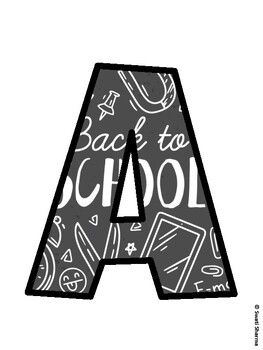 Back To School Bulletin Board Décor Kit