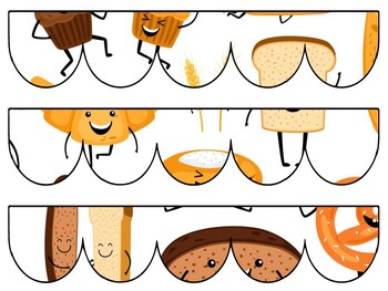 Bakery Bulletin Board Decor Kit, Bakery Letters