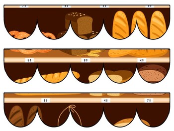 Bakery Bulletin Board Decor Kit, Bakery Letters