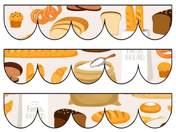 Bakery Bulletin Board Decor Kit, Bakery Letters