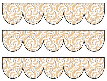 Banana Bulletin Board Decor Kit, Banana Letters