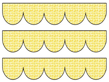 Banana Bulletin Board Decor Kit, Banana Letters