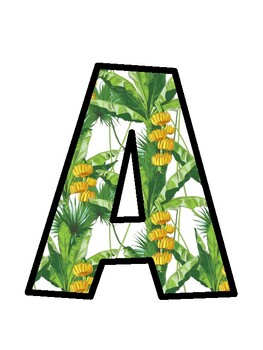 Banana Bulletin Board Letters, Banana Bulletin Board Décor Kit, Banana Door D