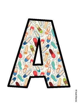 Beach Bulletin Board Decor Kit, Beach Bulletin Board Letters