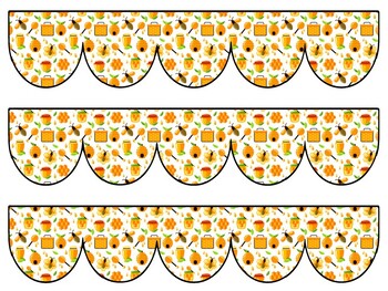 Bee, Apiary Bulletin Board Decor Kit, Bee, Apiary Letters