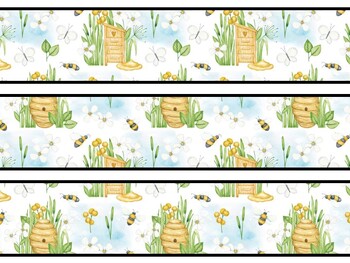 Bee Bulletin Board Décor Kit, Bee Letters, Bee Banner, Bee Borders