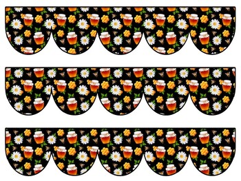 Bee, Honey Bulletin Board Decor Kit, Bee, Honey Letters