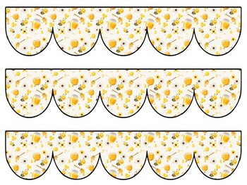 Bee, Honey Bulletin Board Decor Kit, Bee, Honey Letters