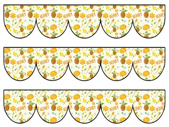 Bee, Honey Bulletin Board Decor Kit, Bee, Honey Letters