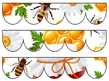 Bee, Honey Bulletin Board Decor Kit, Bee, Honey Letters