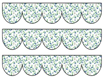 Berry Bulletin Board Decor Kit, Berry Letters