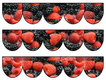 Berry Bulletin Board Decor Kit, Berry Letters