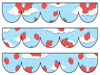 Berry Bulletin Board Decor Kit, Berry Letters