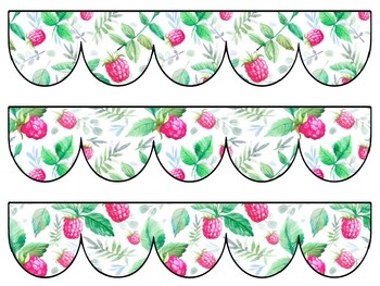 Berry Bulletin Board Decor Kit, Berry Letters