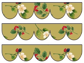 Berry Bulletin Board Decor Kit, Berry Letters