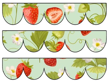 Berry Bulletin Board Decor Kit, Berry Letters