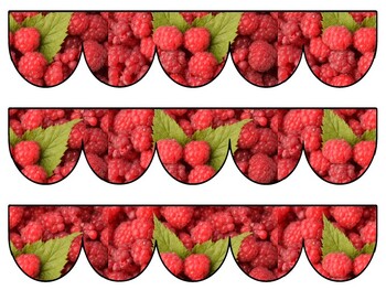 Berry Bulletin Board Decor Kit, Berry Letters